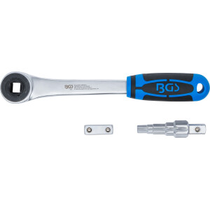 BGS 314 Durchsteckknarre mit Adapter und...