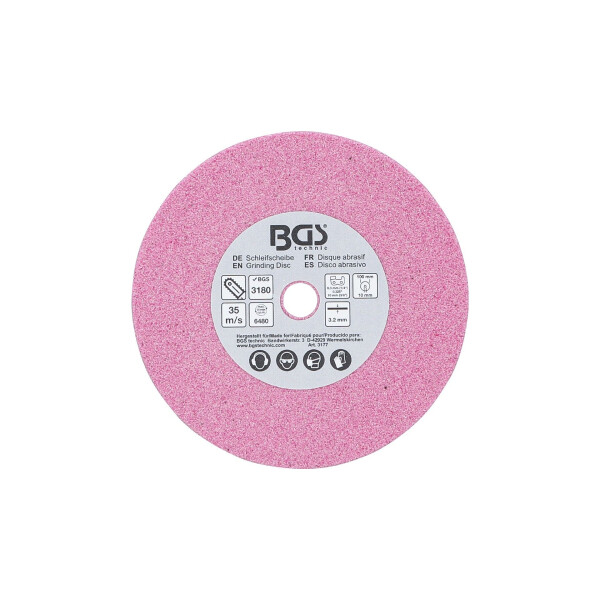 BGS 3177 Schleifscheibe | für Art. 3180 | Ø 100 x 3,2 x 10 mm