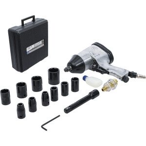 BGS Diy 3211 Druckluft-Schlagschrauber mit Werkzeugsatz |...