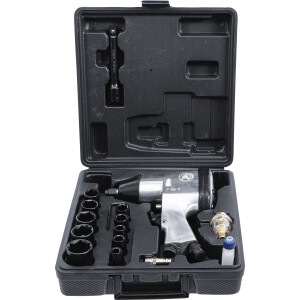 BGS Diy 3211 Druckluft-Schlagschrauber mit Werkzeugsatz |...