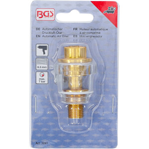 BGS 3241 Automatischer Druckluft-Öler | Schlauchanschluss 6,3 mm (1/4")