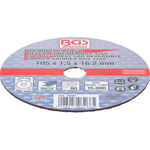BGS 3266 Trennscheibe für BGS Tiefenschneider | Ø 105 x 1,5 x 16,2 mm