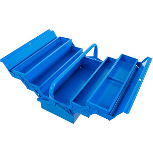 BGS 33000 Metall-Werkzeugkasten | leer | 420 x 200 x 200 mm | 5 Fächer