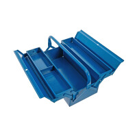 BGS 33001 Metall-Werkzeugkasten | leer | 420 x 200 x 150 mm | 3 Fächer