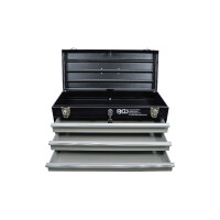 BGS 3312 Metall-Werkzeugkoffer, leer | 3 Schubladen
