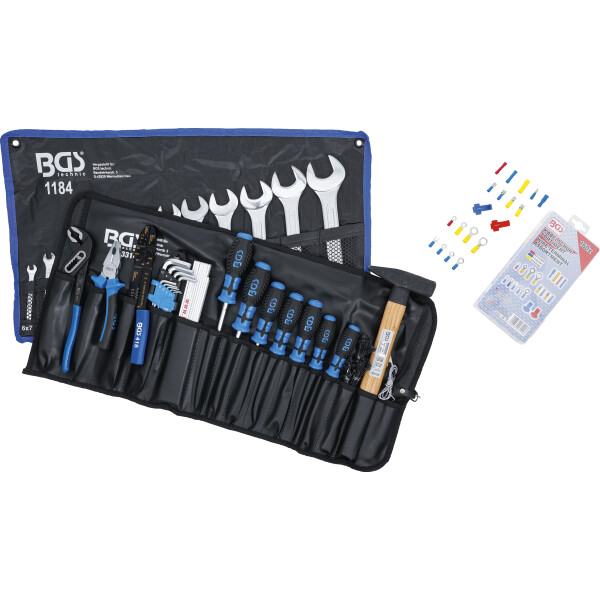 BGS 3322 Werkzeugsortiment in Rolltasche | 270-tlg.