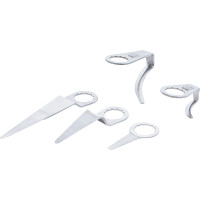 BGS 3338 Schneidmesserset für Druckluft-Ausglaser | für Art. 3218, 9291 | 5-tlg.