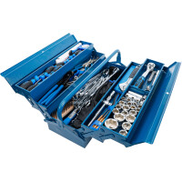 BGS 3340 Metall-Werkzeugkasten inkl. Werkzeug-Sortiment | 137-tlg.