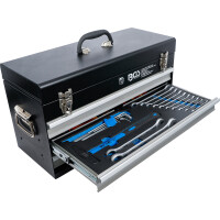 BGS 3350 Elektriker-Metall-Werkzeugkoffer | 3 Schubladen | mit 147 Werkzeugen