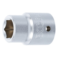 BGS 3419 Steckschlüssel-Einsatz Sechskant | Antrieb Innenvierkant 20 mm (3/4") | SW 19 mm