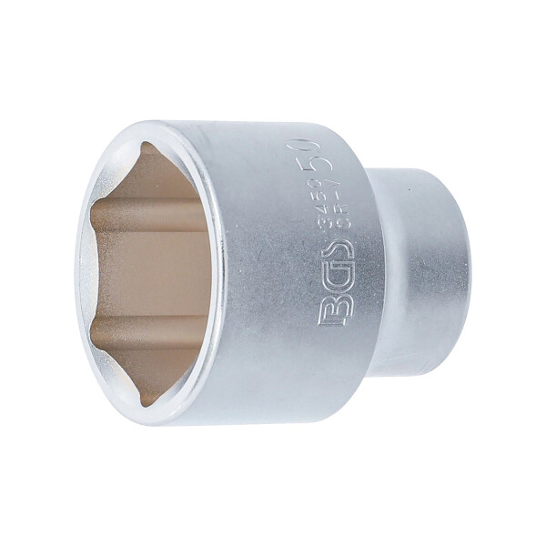 BGS 3450 Steckschlüssel-Einsatz Sechskant | Antrieb Innenvierkant 20 mm (3/4") | SW 50 mm