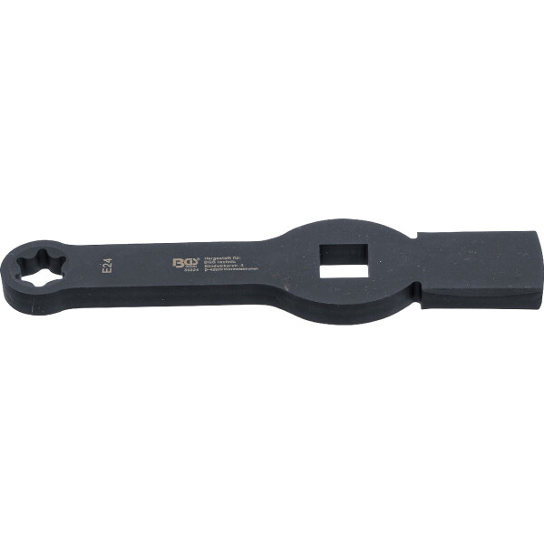 BGS 35324 Schlag-Ringschlüssel | E-Profil (für Torx) | mit 2 Schlagflächen | SW E24