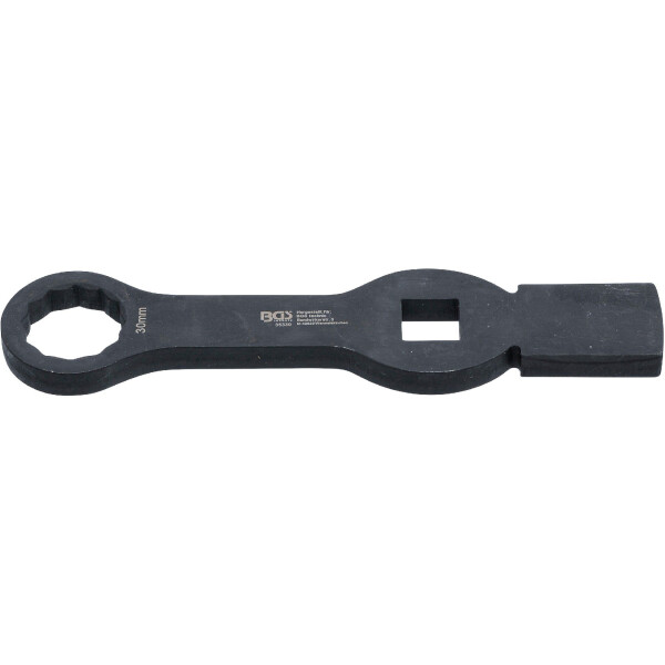 BGS 35330 Schlag-Ringschlüssel | Zwölfkant | mit 2 Schlagflächen | SW 30 mm