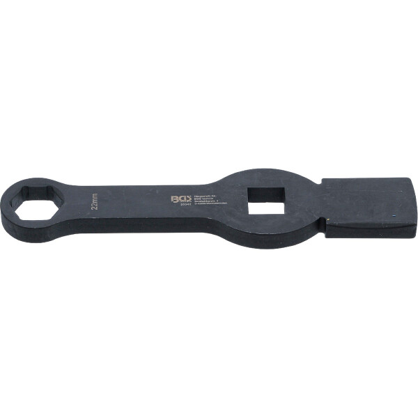 BGS 35342 Schlag-Ringschlüssel | Sechskant | mit 2 Schlagflächen | SW 22 mm