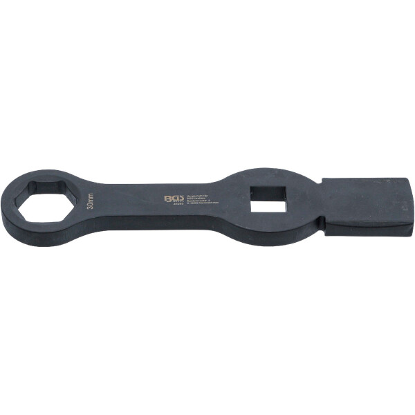 BGS 35360 Schlag-Ringschlüssel | Sechskant | mit 2 Schlagflächen | SW 30 mm
