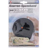 BGS Diy 3550 Knarren-Spannband | 5 m x 25 mm