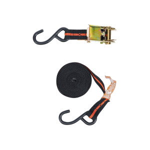 BGS Diy 3553 Knarren-Spannband | mit 2 schweren Haken | 5...