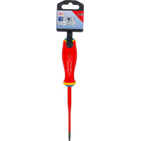 BGS 35864 VDE-Schraubendreher | extra dünne Spitze | T-Profil (für Torx) T15