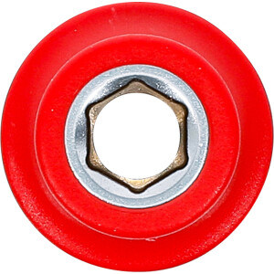 BGS 35870 VDE-Steckschlüssel-Einsatz Sechskant | Antrieb Innenvierkant 10 mm (3/8") | SW 8 mm