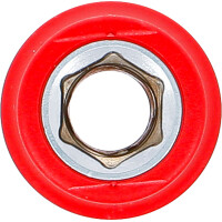BGS 35871 VDE-Steckschlüssel-Einsatz Sechskant | Antrieb Innenvierkant 10 mm (3/8") | SW 10 mm