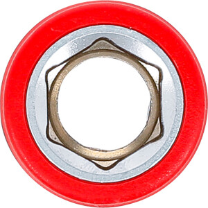 BGS 35872 VDE-Steckschlüssel-Einsatz Sechskant | Antrieb Innenvierkant 10 mm (3/8") | SW 12 mm