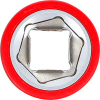 BGS 35875 VDE-Steckschlüssel-Einsatz Sechskant | Antrieb Innenvierkant 10 mm (3/8") | SW 15 mm