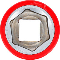 BGS 35877 VDE-Steckschlüssel-Einsatz Sechskant | Antrieb Innenvierkant 10 mm (3/8") | SW 17 mm