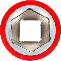 BGS 35878 VDE-Steckschlüssel-Einsatz Sechskant | Antrieb Innenvierkant 10 mm (3/8") | SW 18 mm