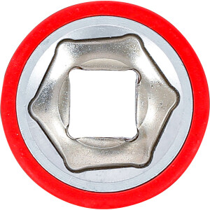 BGS 35879 VDE-Steckschlüssel-Einsatz Sechskant | Antrieb Innenvierkant 10 mm (3/8") | SW 19 mm