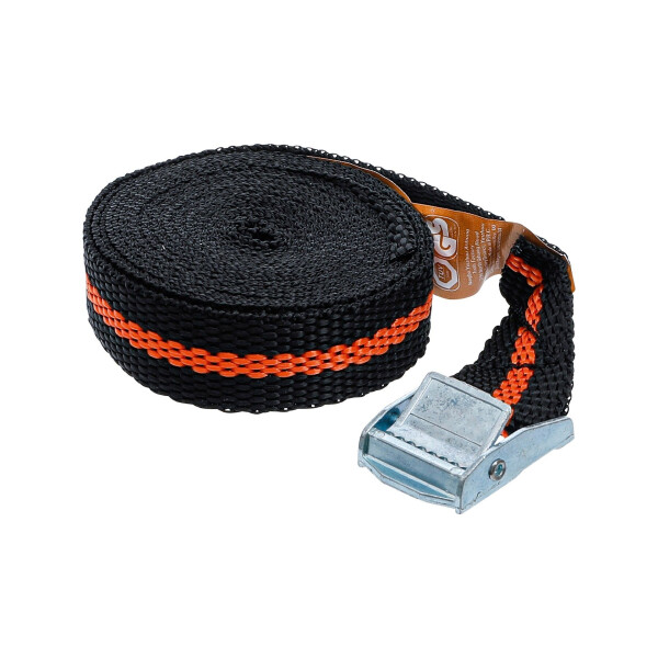 BGS Diy 3597 Spannband mit Schnellverschluss | 3,5 m x 25 mm