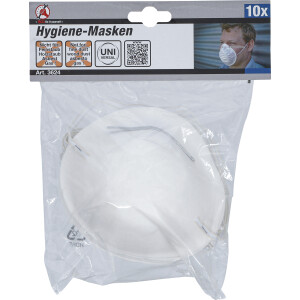BGS Diy 3624 Hygiene-Masken | 10 Stück