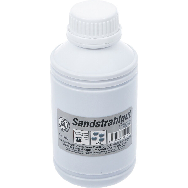 BGS Diy 3650-1 Sandstrahlgut | Aluminium Oxid | Korund 60# | 850 g
