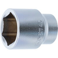 BGS 3746 Steckschlüssel-Einsatz Sechskant | Antrieb Innenvierkant 25 mm (1") | SW 46 mm