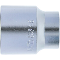 BGS 3746 Steckschlüssel-Einsatz Sechskant | Antrieb Innenvierkant 25 mm (1") | SW 46 mm