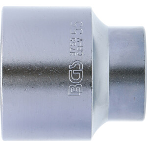 BGS 3755 Steckschlüssel-Einsatz Sechskant | Antrieb Innenvierkant 25 mm (1") | SW 55 mm