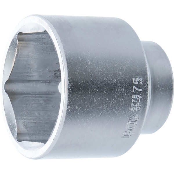 BGS 3775 Steckschlüssel-Einsatz Sechskant | Antrieb Innenvierkant 25 mm (1") | SW 75 mm