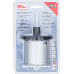 BGS 3910 Fliesen-Bohrkronen-Satz | 33 - 73 mm | 6-tlg.