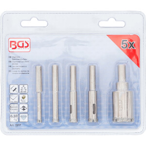 BGS 3917 Diamant-Bohrkronen-Satz | 5-tlg.