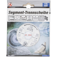 BGS Diy 3931 Segment-Trennscheibe | Ø 115 mm