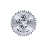BGS Diy 3954 Hartmetall-Kreissägeblatt | Ø 254 x 30 x 3,2 mm | 40 Zähne