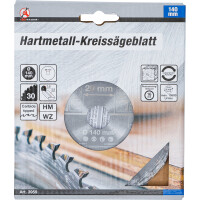 BGS Diy 3959 Hartmetall-Kreissägeblatt | Ø 140 x 20 x 2,3 mm | 30 Zähne