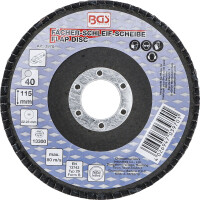 BGS 3970 Fächer-Schleif-Scheibe | Ø 115 mm | K 40