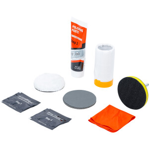 BGS 3997 Fahrzeugscheinwerfer-Aufbereitungs-Kit | 14-tlg.