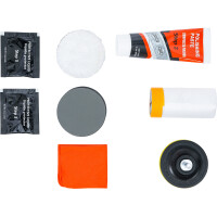 BGS 3997 Fahrzeugscheinwerfer-Aufbereitungs-Kit | 14-tlg.
