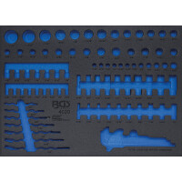 BGS 4020-5 Werkstattwageneinlage 3/3 | leer | für Art. 4020