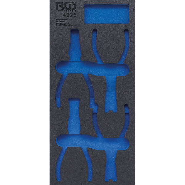 BGS 4025-1 Werkstattwageneinlage 1/3 | leer | für Art. 4025