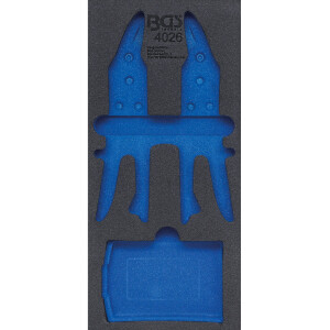 BGS 4026-1 Werkstattwageneinlage 1/3 | leer | für...