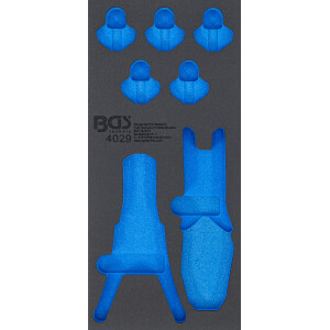 BGS 4029-1 Werkstattwageneinlage 1/3 | leer | für...
