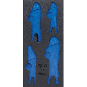 BGS 4040-1 Werkstattwageneinlage 1/3 | leer | für...