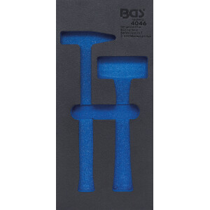 BGS 4046-1 Werkstattwageneinlage 1/3 | leer | für...